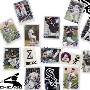 Chicago White Sox Baseball Card Lot Stickers Tattoos 2021 RC Rookie Cards